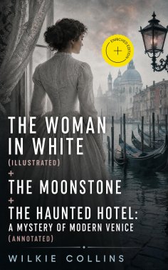 ebook: The Woman in White (illustrated) + The Moonstone + The Haunted Hotel: A Mystery of Modern Venice (An