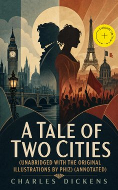 ebook: A Tale of Two Cities (Unabridged with the original illustrations by Phiz) (Annotated)