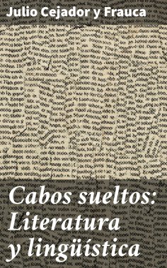 ebook: Cabos sueltos: Literatura y lingüística