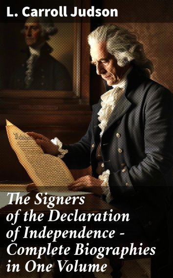 the declaration of independence with short biographies of its signers