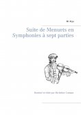 eBook: Suite de Menuets en Symphonies  à sept parties
