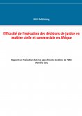 ebook: Efficacité de l'exécution des décisions de justice en matière civile et commerciale en Afrique