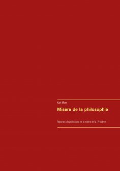 eBook: Misère de la philosophie