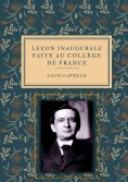 eBook: Leçon inaugurale faite au COLLÈGE DE FRANCE le 2 Décembre 1941