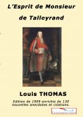 eBook: L'esprit de M. de Talleyrand
