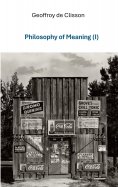ebook: Philosophy of Meaning I