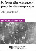 eBook: M. Keynes et les « classiques » : proposition d'une interprétation de John Richard Hicks