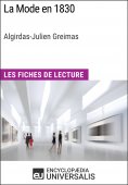 eBook: La Mode en 1830 d'Algirdas-Julien Greimas