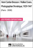 eBook: Henri Cartier-Bresson / Walker Evans. Photographier l'Amérique, 1929-1947 (Paris - 2008)