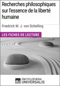 eBook: Recherches philosophiques sur l'essence de la liberté humaine de Schelling