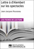eBook: Lettre à d'Alembert sur les spectacles de Jean-Jacques Rousseau