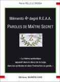 eBook: Mémento 4er degré R.E.A.A.