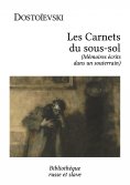 ebook: Les Carnets du sous-sol