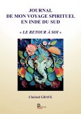 eBook: Journal de mon voyage spirituel en Inde du Sud
