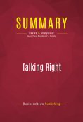 ebook: Summary: Talking Right