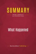 ebook: Summary: What Happened