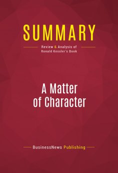 eBook: Summary: A Matter of Character