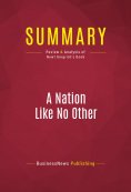 eBook: Summary: A Nation Like No Other