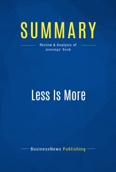 ebook: Summary: Less Is More