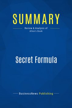 ebook: Summary: Secret Formula