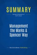 ebook: Summary: Management the Marks & Spencer Way
