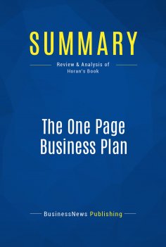 ebook: Summary: The One Page Business Plan