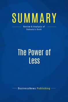 eBook: Summary: The Power of Less