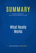eBook: Summary: What Really Works