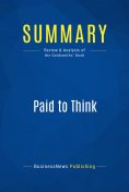 eBook: Summary: Paid to Think