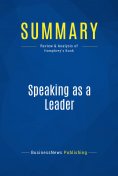 eBook: Summary: Speaking as a Leader