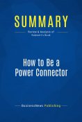 eBook: Summary: How to Be a Power Connector