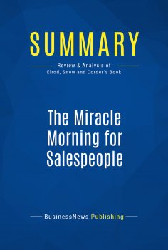 eBook: Summary: The Miracle Morning for Salespeople