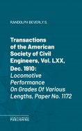 eBook: Transactions of the American Society of Civil Engineers, Vol. LXX, Dec. 1910