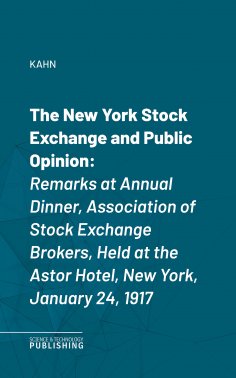 eBook: The New York Stock Exchange and Public Opinion