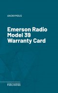 eBook: Emerson Radio Model 39 Warranty Card