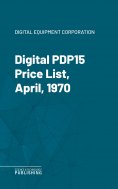 eBook: Digital PDP15 Price List, April, 1970
