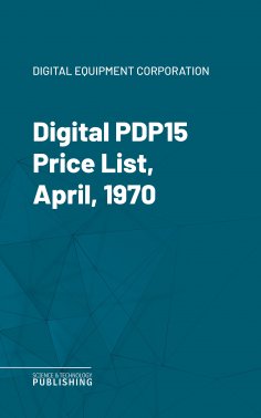 eBook: Digital PDP15 Price List, April, 1970