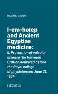 eBook: I-em-hotep and Ancient Egyptian medicine