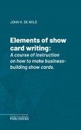 eBook: Elements of show card writing
