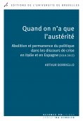 ebook: Quand on n'a que l'austérité