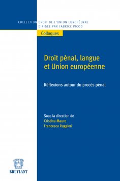 eBook: Droit pénal, langue et Union européenne