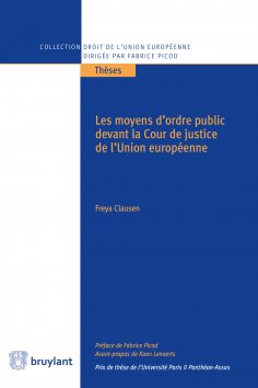 eBook: Les moyens d'ordre public devant la Cour de justice de l'Union européenne