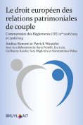 eBook: Le droit européen des relations patrimoniales de couple
