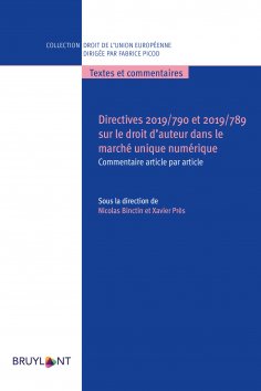 eBook: Directives 2019/790 et 2019/789 sur le droit d'auteur dans le marché unique numérique