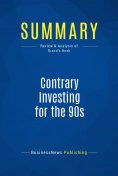 ebook: Summary: Contrary Investing for the 90s
