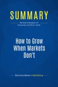 eBook: Summary: How to Grow When Markets Don't