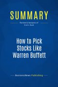 eBook: Summary: How to Pick Stocks Like Warren Buffett