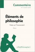 eBook: Éléments de philosophie d'Alain - Note sur l'inconscient (Commentaire)