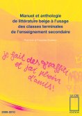 eBook: Manuel et anthologie de littérature belge à l’usage des classes terminales de l’enseignement seconda