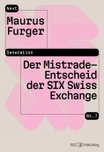 eBook: Der Mistrade-Entscheid der SIX Swiss Exchange